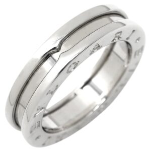 ブルガリ BVLGARI リング 指輪 ビーゼロワン B-zero1 リング XS ホワイトゴールド #51(JP11) 750 18金 WG 1バンドリング 11号 336021 【中古】中古品