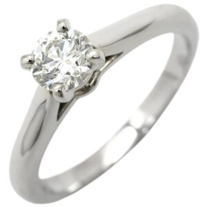 カルティエ Cartier リング 指輪 ソリテール 1895 プラチナシルバー #47(JP7) ダイヤモンド ブリリアントカット 立爪 0.34ct 7号 【箱】 【中古】