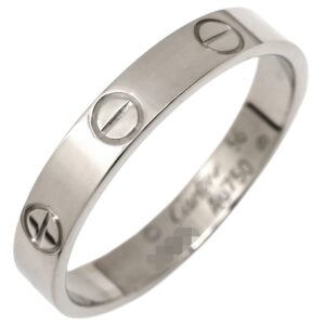 カルティエ Cartier リング 指輪 LOVE ミニラブリング ホワイトゴールド #56(JP16) 750 18K WG スモールモデル 15.5号 B4049656 【中古】新品同様品