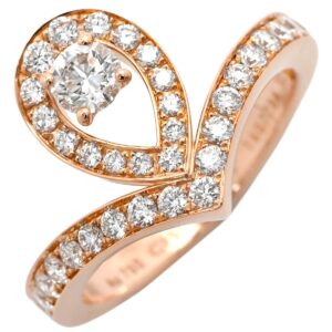 ショーメ CHAUMET リング 指輪 ジョゼフィーヌ エグレット ピンクゴールド #50(JP10) ダイヤモンド ブリリアントカット 10号 083511 【中古】中古美品