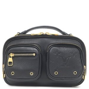 【★3％OFFクーポン】ルイヴィトン LOUIS VUITTON 2WAYバッグ ユーティリティ クロスボディ カーフ ブラック ゴールド金具 スポーティー 黒 M80450 RFID・TJ0281 【中古】中古品