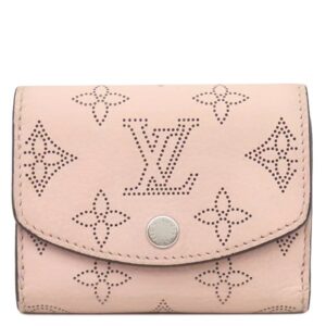 ルイヴィトン LOUIS VUITTON 二つ折り財布 ポルトフォイユ イリスXS モノグラムマヒナ マグノリア シルバー金具 M67499 RFID 【中古】中古美品