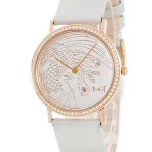 ピアジェ PIAGET アルティプラノ G0A36547 K18RG無垢 純正ダイヤ 鳳凰 シルバー メンズ レディース 腕時計手巻き シルバー 【中古】中古美品