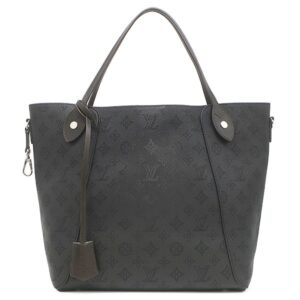 【★3％OFFクーポン】ルイヴィトン LOUIS VUITTON トートバッグ ヒナ MM モノグラムマヒナ ブラック×ブラウン シルバー金具 M54354 TJ4200 【保存袋】 【中古】新品同様品