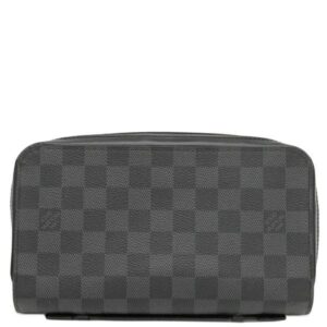 【SALE】 ルイヴィトン LOUIS VUITTON 長財布 ジッピー XL ダミエグラフィットキャンバス ダミエグラフィット シルバー金具 黒 ラウンドファスナー セカンドバッグ N41503 CA0166 【中古】