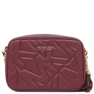 マイケルコース Michael Kors ショルダーバッグ ジェットセット ショルダー レザー ボルドー ゴールド金具 ロゴ キルティング 32F1GJ6M2L 【保存袋】 【中古】