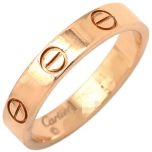 カルティエ Cartier リング 指輪 ミニラブリング ピンクゴールド #51(JP11) スモールモデル LOVE Ring 18K 750PG 11号 B4085200 【中古】中古品