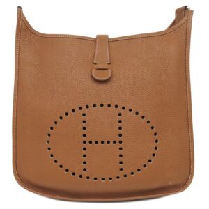 エルメス HERMES ショルダーバッグ エヴリン2 GM トリヨンクレマンス ゴールド シルバー金具 茶 エブリン □I 【保存袋】 【中古】中古品